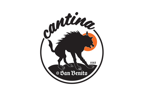 cantina log shows graphic black wolf against full moon
