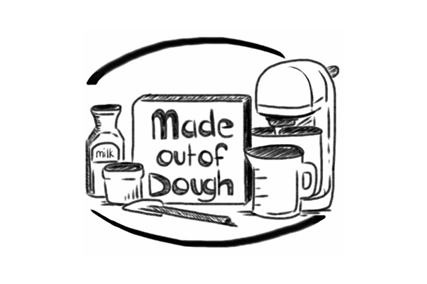 made out of dough logo